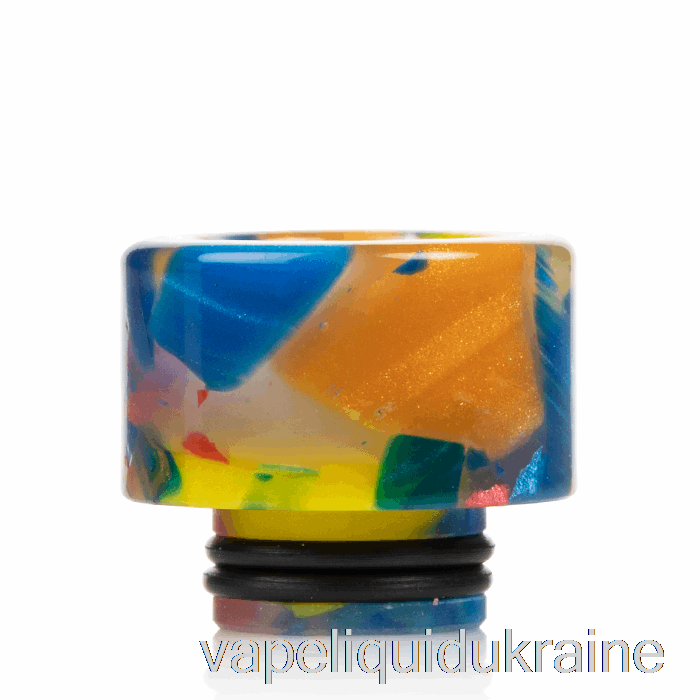 Vape Ukraine 510 Widebore Resin Drip Tip Rainbow Resin